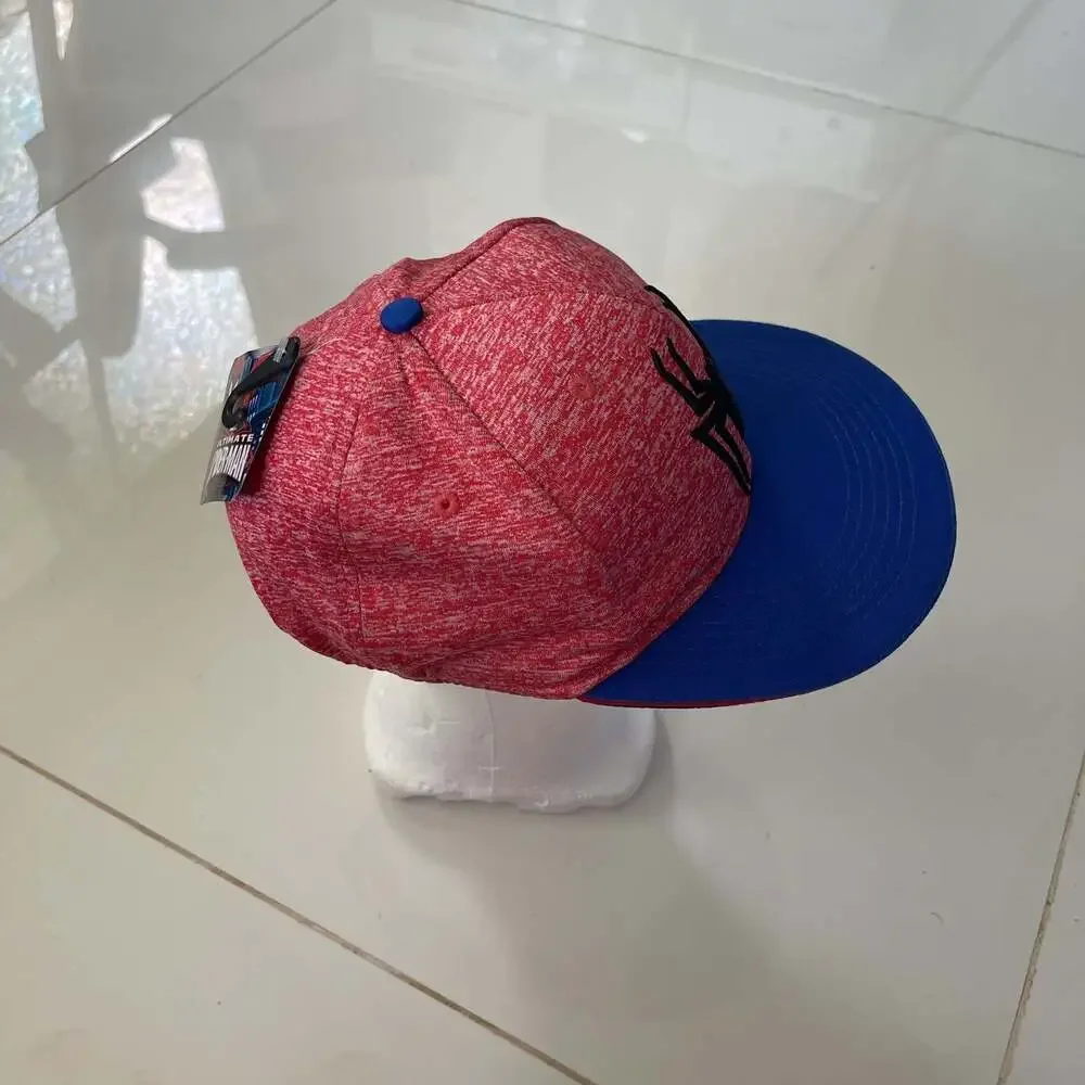 Spider-Man Snapback Hat Red Blue Black Spider Logo